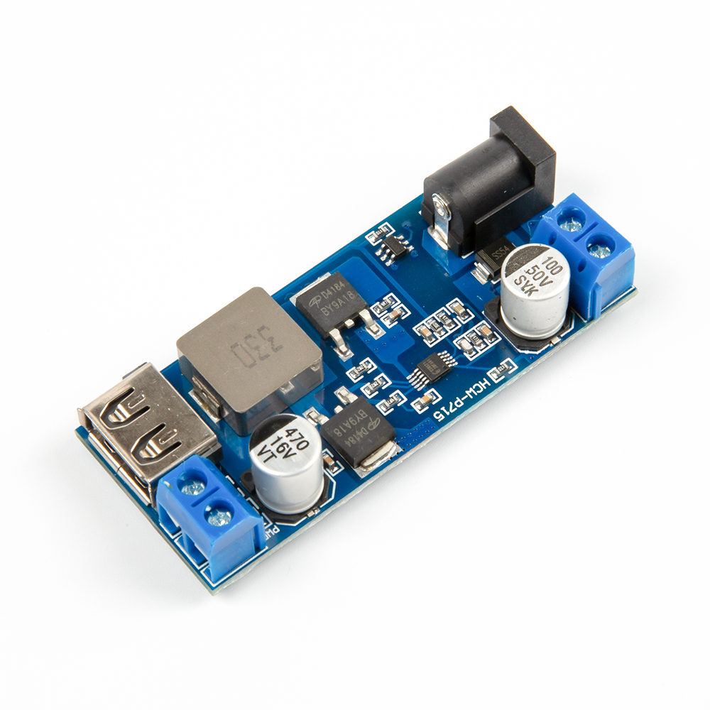 Понижающий преобразователь напряжения XY-3606, DC-DC 24-5в 5А